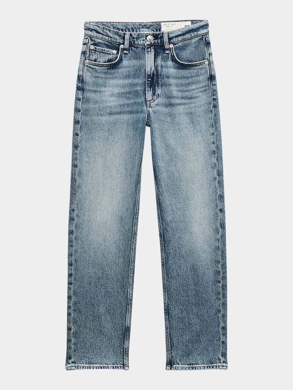 NWT rag & bone The Harlow Mid-Rise Ankle Straight Jeans